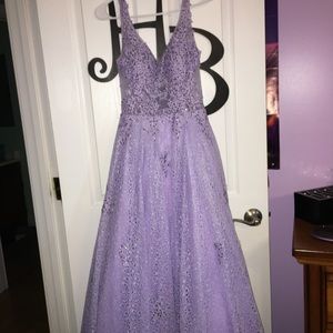Lavender Prom Dress